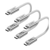 SUMPK 240W USB C Cable 1FT, Short USB C Cable Fast Charging Cord Compatible with 16/16 Pro/16 Plus/16 Pro Max, Samsung Galaxy S23 S22 S21 S20 Note 20, Pixel