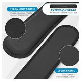 Neck Ice Pack Wrap,Cervical Ice Pack,Cold Compress Ice Packs for Injuries Reusable Cold & Hot Therapy Adjustable Flexible Gel Migraine Ice Head Wrap for Neck Pressure (Black)