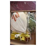 Wettarn 15 Pcs Giant Wedding Decor Kit 36 Inch Jumbo White Mr. Mrs. Balloons with Paper Tassel 24 Inch White Large Married Balloons with 65ft Leaf Ribbon for Wedding Engagement Party Decorations