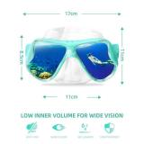 Keary 2 Pack Swimming Goggles with Nose Cover for Adult Men Women Youth, Anti-Fog 180Â°Wide Clear View Soft Silicone Skirt Pool Underwater Water Swim Mask Glasses for Adults Tenns