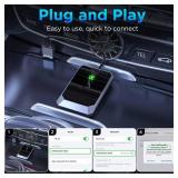 TERUNSOUl Wireless Carplay Adapter, Converts Wired to Wireless carplay Adapter for iPhone, Wireless Control Plug & Play Carplay for Cars from 2017 & for Apple iPhone iOS 10+