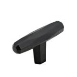 Amerock | Cabinet Knob | Black Bronze | 2-1/2 inch (64 mm) Length | St. Vincent | 1 Pack | Drawer Knob | Cabinet Hardware