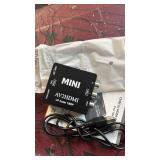 DigitPro RCA to HDMI, AV to HDMI Converter, 1080P Mini RCA Composite CVBS Video Analogue Converter Adapter Connector Support PAL/NTSC for TV/PC/ PS3/ STB/Xbox VHS/VCR/Blue-Ray DVD Players