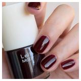 COSMOO Reflective Pink nail polish, red