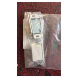 WOOCH Door Magnetic Catch - 90lb High Magnetic Stainless Steel Heavy Duty Catch for Kitchen Bathroom Cupboard Wardrobe Closet Closures Cabinet Door Drawer Latch (3.7 in White, 2-Pack)