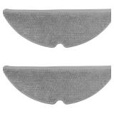 SHELIKI Compatible with D60S, D60S MAX, LiDAR Navigation Smart Vacuuming and Mopping Robot, Replacement Accessories Mop Pad (2 Packs)