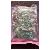 Kids Bracelets Mermaid Party Favors - 12 Pack Cute Toddlers Little Girls Ocean Wooden Beaded Bracelets, Costume Play Jewelry Princess Birthday Goodie Bag Stuffers Pinata filler Classroom Prize Gifts