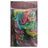 FasiCat Sexy Lingerie for Women High Neck Fishnet Bodysuit Babydoll Mini Dress Free Size Rainbow Mesh Lingerie Set See Through Shirts Long Sleeve Ladies Bikini Beachwear Coverups Clubwear