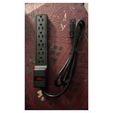 CyberPower CSB604 Essential Surge Protector, 900J/125V, 6 Outlets, 4ft Power Cord, Black