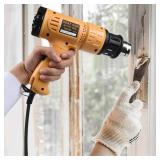 SEEKONE Heat Gun 1800W 122â-1202âï¼50â- 650âï¼Fast Heating Heavy Duty Hot Air Gun Kit Variable Temperature Control Overheat Protection with 4 Nozzles for Crafts, Shrinking 