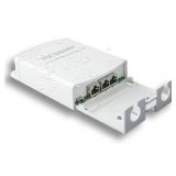 1 in 2 Out Outdoor Waterproof Poe Extender, 10/100Mbps, Extends 250m for Total Distance Up to 350m, IEEE802.3af/at for PoE Switch/Injector and Security POE Camera Over Cat5/6 Cable