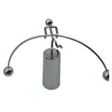 Maydahui Balance Physics Toy Desk Kinetic Weightlifter Steel Man Decompressive Science for Home Office Art Decor