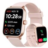 Smart Watch for Women Android & iPhone, Alexa Built-in, IP68 Waterproof Activity Fitness Tracker with Bluetooth Call (Answer/Make), 1.8\" Smartwatch with Heart Rate/SpO2/Sleep Monitor, 100+ Sports Mod