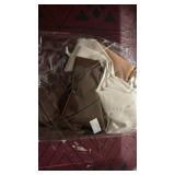 AWAYTR 3Pcs Hair Bandanas Head Kerchief for Women Girls Tie-Back Boho Hair Scarf Headband Bandana Triangle Head Scarf (Solid Color - Beige/Khaki/Brown)