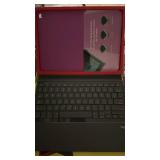 Logitech BLOK Protective Keyboard Case for iPad Air 2, Red/Violet
