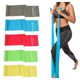 Lianjindun 5 Pcs Professional Resistance Bands. Latex-Free, Elastic Band, Work Out Bands, Stretch Bands for Working Out Women or Men, Exercise Bands Set for Physical Therapy, Yoga