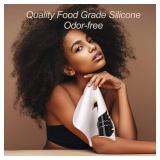 COPOZZ Extra Large Swim Cap, Designed for Long Hair Braids Dreadlocks Weaves Hair Extensions Curls & Afros, Silicone Bathing Cap Swimming Hat for Women Men