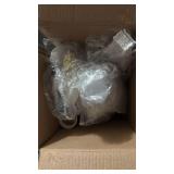 Ealken Socket Fan Light Ceiling Fans with Lights and Remote, Dimmable LED 3 Colors 3000K-6500K, 1556 Lumens Light Bulb Screw in Ceiling Fan for Bedroom, Kitchen, Living Room, Closet