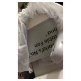 JISULIFE Portable Neck Fan, Hands-Free Bladeless, 5 Speeds, 4000 mAh Battery Operated Wearable Personal Fan, Twistable, Rechargeable, Gift for Women Men-Grey