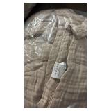 EMME Cotton Throw Blanket Large 50\"x70\" Gifts for Women 100% Muslin for Couch Breathable Gauze All Season Soft and Lightweight Pre-Washed (Light Tan)