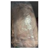 Blazer Shorts Set for Women 2024 Two Piece Outfits One Button Up Jacket and Bermuda Short Suits Apricot XXL