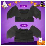 Rypet Dog Halloween Costume, Halloween Bat Wings Pet Costumes for Dogs Cats Halloween Party Large