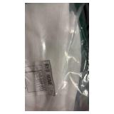 RYB HOME Kitchen Curtains, 30 inches Long Linen Rod Pocket Semi Sheer Cuartins for Basemnet Cafe, Light Filtering Bathroom Curtains Over Sink, W 26 x L 30, White, 2 Panels Set