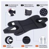 Galvaran Professional Knee Brace for Women & Men Breathable Knee Support with Side Stabilizers, Adjustable knee brace for Meniscus Tear, ACL, MCL Arthritis Knee Pain Relief,Injury Recovery