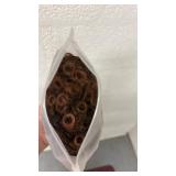 ENTRANCED STYLES Drawstring Ponytail with Bangs Afro Puff Ponytail Extensions for Women Short Curly Puff Ponytail with Bangs Clip in Wrap Updo Hairpiece for Women(#T30)