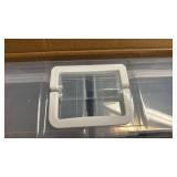 novelinks Clear 4\" x 6\" Photo Organizer with Handle â 16 Transparent Inner Photo Storage Cases, Portable Picture Keeper & Craft Supply Box â Holds 1600 Photos-Transparent