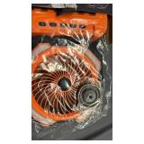 Misting Fan Portable with 9oz Water Tank, 24000mAh Rechargeable Cooling Fans for Outside, Outdoor Water Misters with 2 Mist Modes, Remote Control Camping Fan with Timer for Beach, Patios, Tents