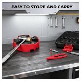 Premium Pin Punch Hammer Set:  Punch Set and Hammer with Bench Block, Steel Roll Pin Punch Set, Pin Punches with Replaceable Face Hammer, Mechanical Repair Tool for Maintenance MAY BE MISSING PARTS