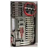 Premium Pin Punch Hammer Set:  Punch Set and Hammer with Bench Block, Steel Roll Pin Punch Set, Pin Punches with Replaceable Face Hammer, Mechanical Repair Tool for Maintenance MAY BE MISSING PARTS