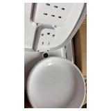 Automatic Cat Feeder and Water Fountain, 4L/16 Cups Automatic Cat Food Dispenser,10s Meal Call and Timer Setting 20 Portions 6 Meals Per Day,Pet Feeder for and Dog Black (White) USED