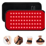Red Light Therapy Belt, Infrared Light Therapy for Body, Wearable Wrap with Timer for Back Shoulder Waist Muscle Pain Relief, Improve Joint Inflammation, Red Light Therapy for Body