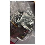 GEEGEETOP Red Full Lens LED Rear Reflector Bumper Fog Light Assembly Compatible With Jeep Gladiator 2020-2023 Functions as Tail Brake Turn Signal Light 3-In-1