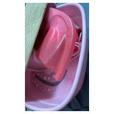 Kids Foot Spa & Nail Kit - Kids Spa Day Kit for Girls with Mask Foot Bath and Nail Dryer - Manicures Pedicure Toy Kit Nail Art Salon Girl Stuff - Christmas Birthday Gifts for 6 7 8 9 10-12 Year Old