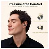 EarFun Clip Open Ear Earbuds, Wireless Clip On Headphones, Adaptive Comfort with Secure Fit, Bluetooth 6.0, LDAC, Hi-Res Audio, 2 Mics AI ENC Call, 40H Playtime, Earbuds for Sports, Running, Workout