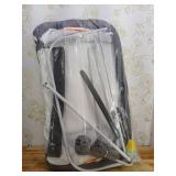 Retails $160! Yacul Baby Bassinet Bedside Sleeper, with Music Box, Easy to Assemble Bed to Bed, Adjustable Portable Crib for Infants Baby Boys and Girls (Dark Gray)