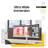 Retails for $400! SAMSUNG 34 ViewFinity (S65TC) Series Ultra-WQHD 1000R Curved Computer Monitor, HDR10, 100Hz, AMD FreeSync, Thunderbolt 4, Height Adjustable Stand, Built-in Speakers, Eye Care, LS34C6