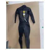 Retails $360! Body Glove EOS 4/3mm 7/8 Size Back-Zip Women s Fullsuit - Black