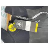 Retails $360! Body Glove EOS 4/3mm 7/8 Size Back-Zip Women s Fullsuit - Black