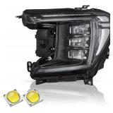 Retails for $338! Full LED Headlight Assembly Set for 2021 2022 2023 GMC Yukon/Yukon XL SLE/SLT OEM Headlamp Replacement LH (Right/Passenger Side)
