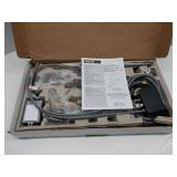 APPEARS NEW - Moen Essie Matte Black MotionSense Wave One-Handle Touchless Kitchen Faucet with Pulldown Sprayer and Soap Dispenser, 87014EWBL