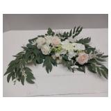 APPEARS NEW - Piklado Faux Arch Flower Swag Set of 2 for Wedding Welcome Signs Floral Swag Wedding Reception Ceremony Signs Decor (White)
