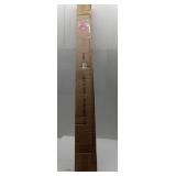 FACTORY SEALED - 2 Pack Wrap Around Curtain Rods for Windows 84 to 144 Inches, Matte Black Curtain Rods Room Darkening Curtain Rods, 3/4 Inch Diameter Single Drapery Rod for Window