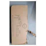 FACTORY SEALED - Baveke Coffee Table Foldable Mid Century Desk TV Stand with Open Storage Shelf Center Table for Living Room Furniture RV No Assembly, Natural (47.24IN)