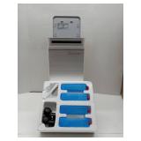 APPEARS NEW - FUFU Cooling Fans Air Conditioner Fan,3 Speed,90Â° Oscillation,7H Timing Humidifier Cooler Evaporative Air Cooler Cooling Fan for Office, Dorm, Room, Outdoor 60W 3 Speed Setting