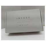 FACTORY SEALED - Infuse Amenity & Accessory Kit | 1 oz Travel Size Shampoo, Conditioner, Lotion, Body Wash, 2 Cleansing Bars, Shave & Dental Sets, Make-Up Remover Wipes, & Vanity Kit | 1 set per case