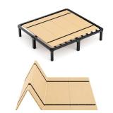 FACTORY SEALED - Imperius Foldable Box Spring, Bunkie Board, Bed Support Slats, Bed Boards for Under, Twin (60x30)